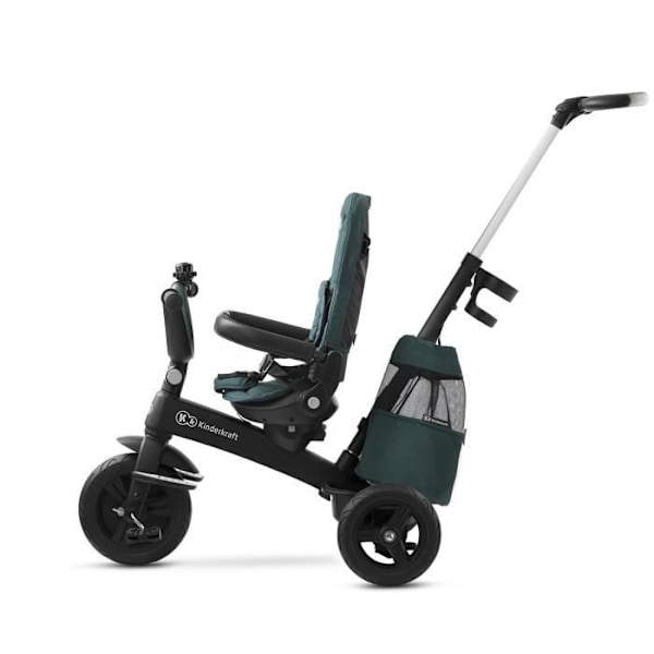 KINDERKRAFT EASYTWIST Trehjuling Grön - 3 hjul - Lätt - Skalbar - Hållbar Grön
