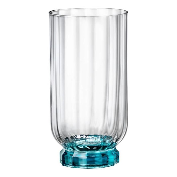 Drikkeglas - Bormi - Florian - 6 stk - Blå - 430ml - Opvaskemaskinevenlig Blå