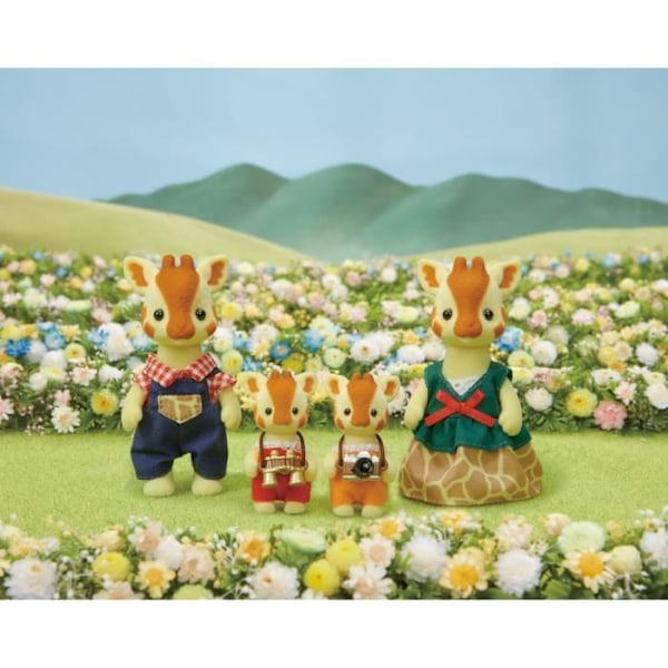 SYLVANIALAISET PERHEET - Kirahviperhe - 4 hahmottua hahmoa - Oranssi - Sekalaiset Orange