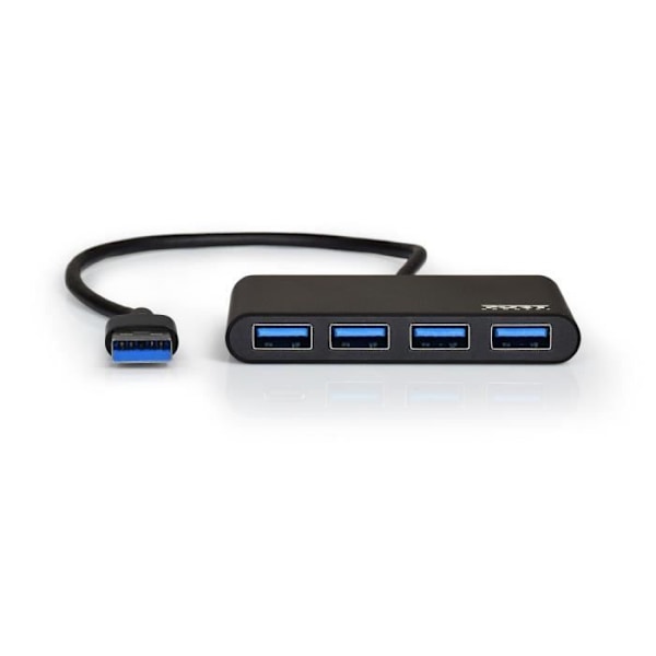 PORTDESIGNS USB 3.0 -keskitin - 4 porttia