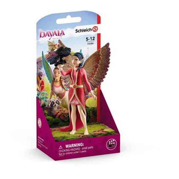 SCHLEICH figur - Nuray den magiske skyggefe med ravn Munyn - Bayala