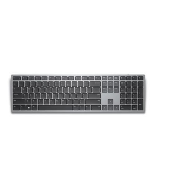 DELL KB700 Bluetooth-tastatur til flere enheder - US International - Grå - Batterilevetid 36 måneder