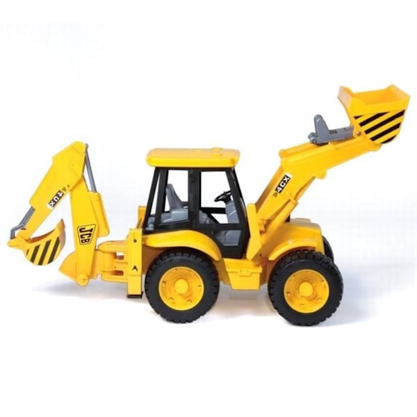 BRUDER - 43723 - Toimiva JCB kaivurikuormaaja Gul og sort