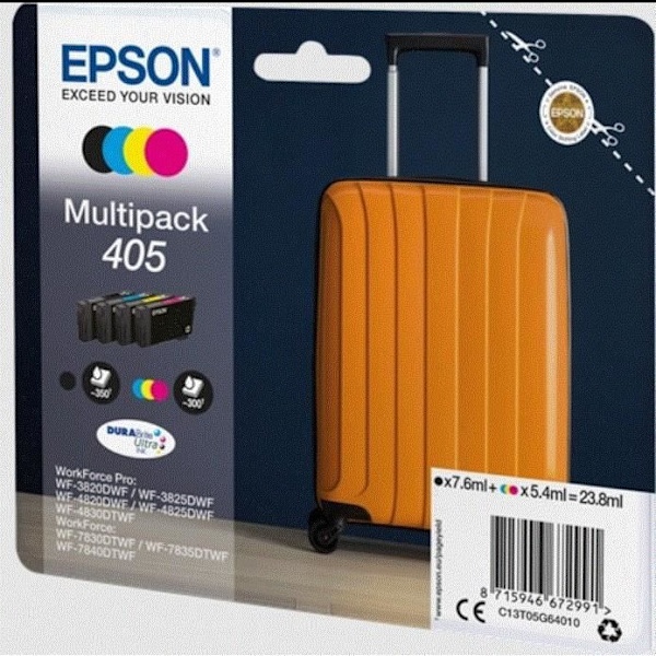 EPSON Multipack 4 väriä 405 DURABrite Multipack 4 väriä 405 DURABrite Ultra Ink