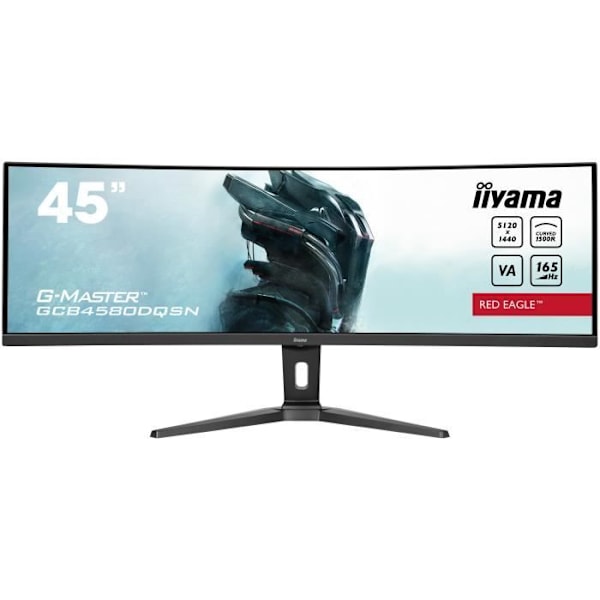 PC-skærm - IIYAMA - GCB4580DQSN-B1 - 44,5" DQHD - VA - 165Hz - 0,8ms - Buet
