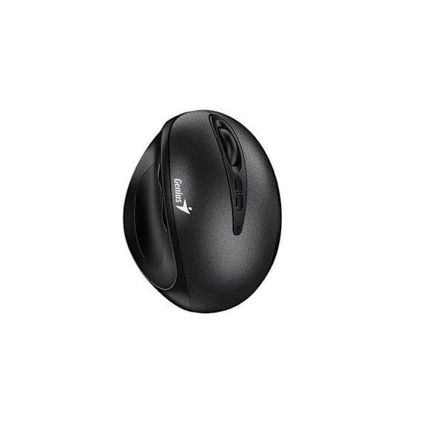 Musmatt Genius Ergo 8300s Trådlös Vertikal 7-knappar Svart