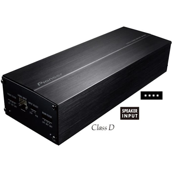 Forstærker - PIONEER - GM-D1004 - 4 x 100 W - Ultrakompakt - Klasse D