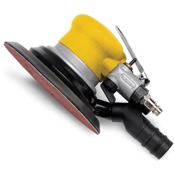Pneumatisk vibrationsslibemaskine POWERPLUS - Ø150mm - POWAIR0013 grå, sort