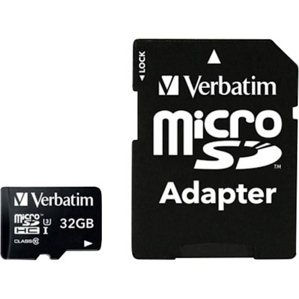Verbatim Pro 32GB microSDHC UHS Speed Class 3 -muistikortti