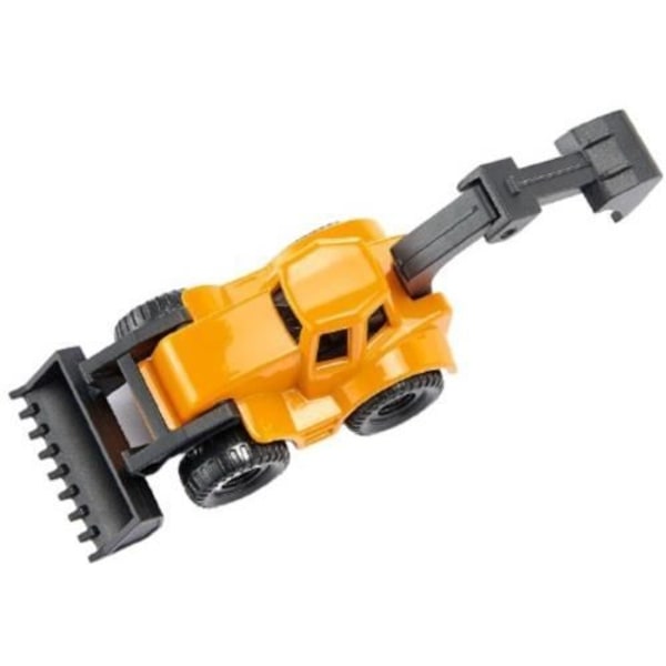 Siku rendegraver 8,6 cm trykstøbt 1:87 gul