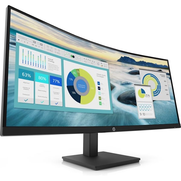 HP P34hc G4 WQHD buet skærm (34") Sort