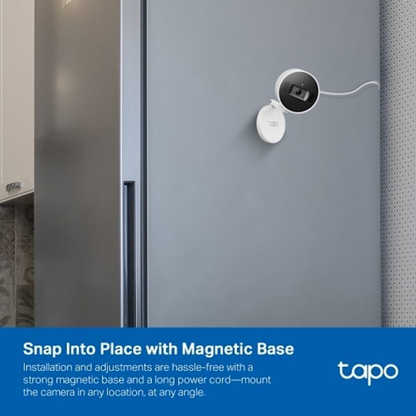 WiFi 2K 360° övervakningskamera - Tapo TP-Link C125 - Starlight-sensor, AI-detektion - Kompatibel med Alexa/Google Home