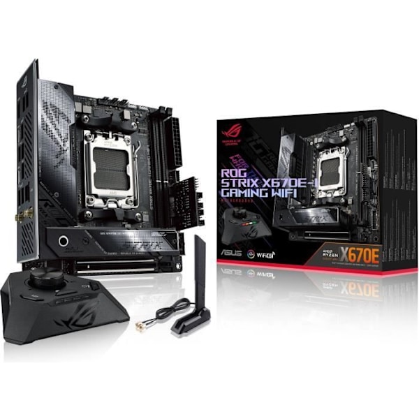 ASUS ROG STRIX X670E-I GAMING WIFI Bundkortsokkel AM5 AMD X670