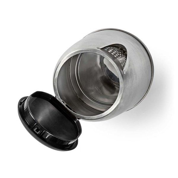 Nedis KAWK340EAL elkedel i aluminium og sort - 1,7L - 360 grader drejelig sort