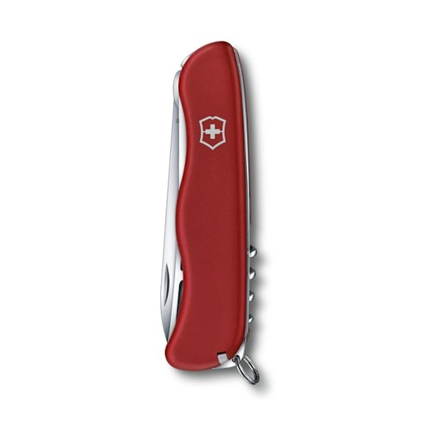 Taskulamppu - Victorinox - Juuston mestari - 8 toimintoa - Lukittava terä - Väri Punainen Rød