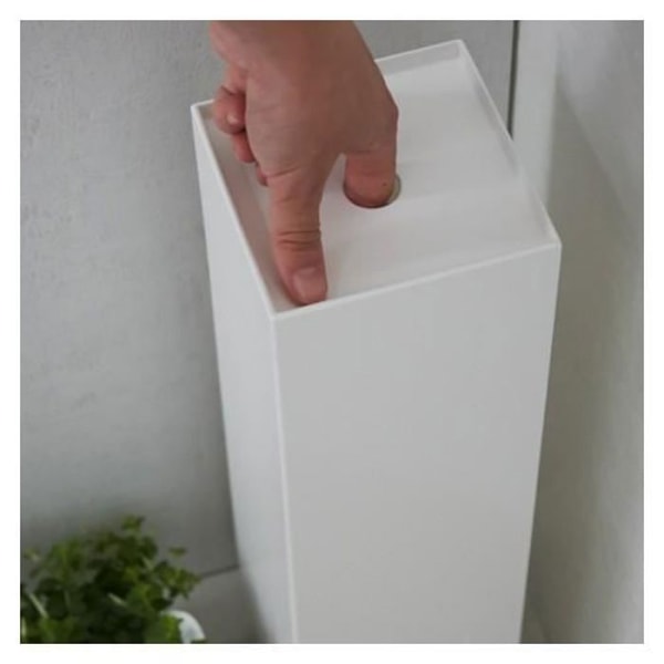 WC-paperiteline - Yamazaki - Tower - Valkoinen - 11.5x11.5x38.5 cm - Kylpyhuoneen tarvikkeet Vit