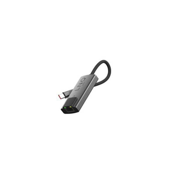Linq Byelements LQ48023 USB 2.0–RJ45 -sovitin Harmaa