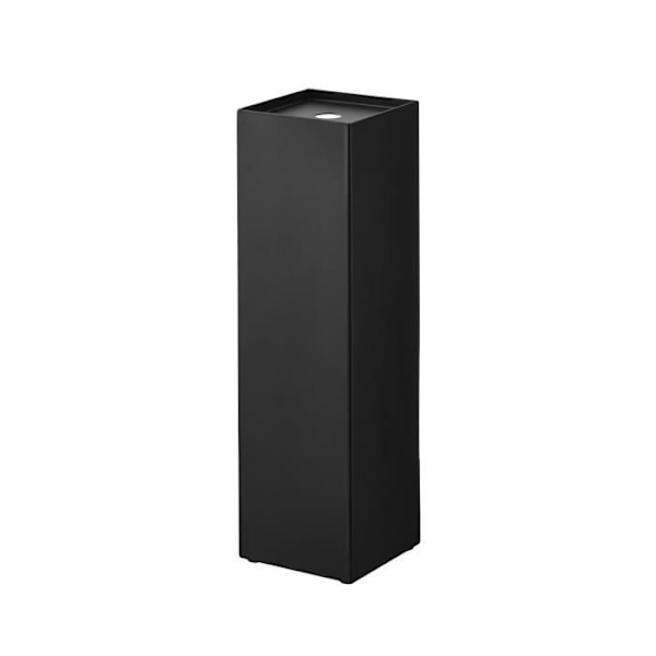 YAMAZAKI - Toalettpapperhållare i metall - H38,5 cm - Svart-Svart