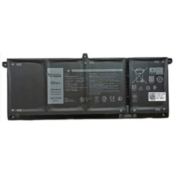 Batteri - DELL - 53WHR - 4 Cellule - Litiumjon - Svart