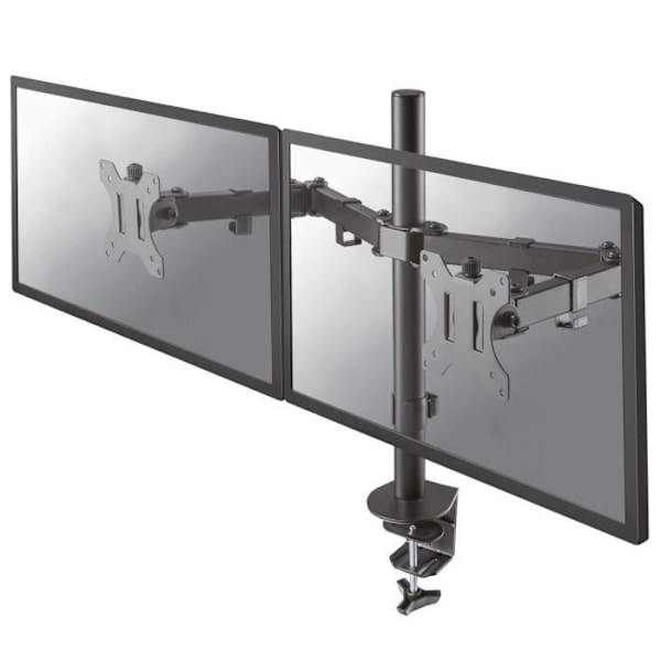 Plattatuki - NewStar - FPMA-D550DBLACK - Musta - 2 Näyttöä - 81,3 cm Max - 16 kg