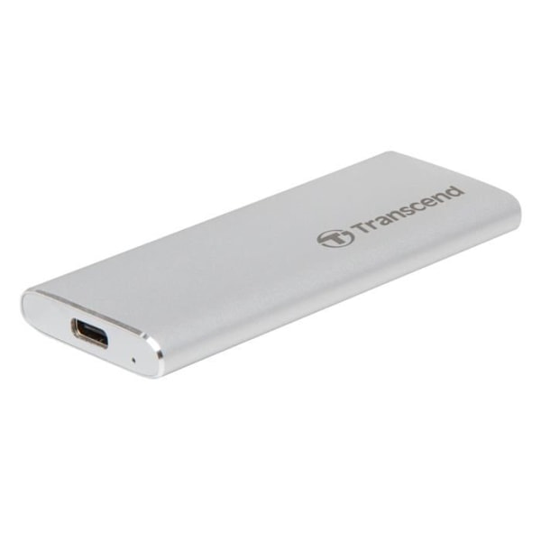 Transcend ESD260C 500 GB SSD ekstern harddisk USB-C®, USB-A Silver TS500GESD260C