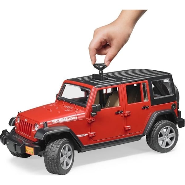 BRUDER - Jeep WRANGLER Rajoittamaton Rubicon - 33 cm Gul