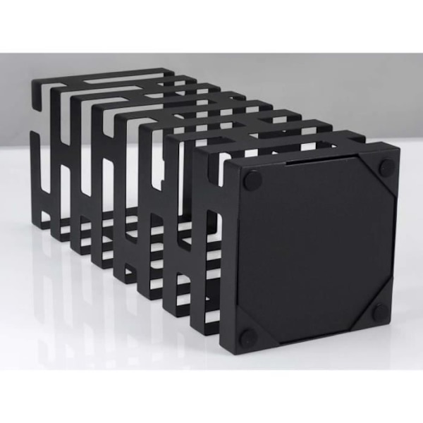 Yamazaki Metal Paraply Stand, Modern Design Paraply Stand Sort 15,0 x 43,0 x 15,0 cm svart