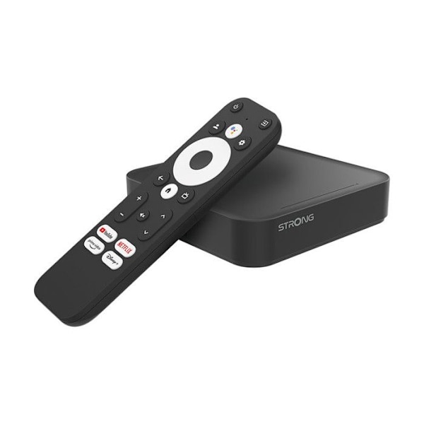 STRONG - LEAP-S3 - Streaming Box Android TV 4K - Chromecast - Wifi 5 - Bluetooth - Google Assistent - Dolby Atmos/Vision - HDR