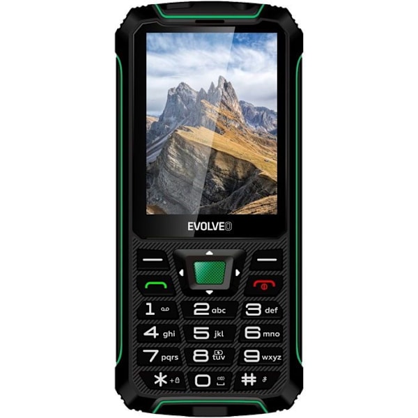 EVOLVEO StrongPhone W4 vert Svart, Grön