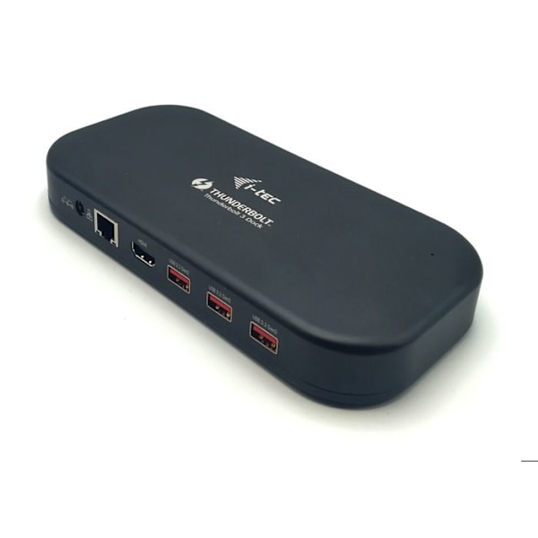 I-TEC THUNDERBOLT 3-USB-C DUAL 4K TELAKKAUS + USB-C NÄYTTÖÖN