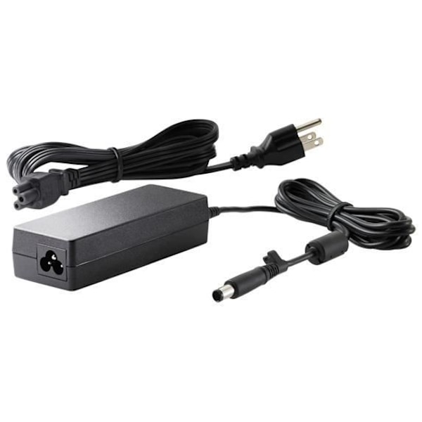 HP AC Adapter - 65 W - Til bærbar, tablet pc, tynd klient pc, Ultrabook - Sort Sort