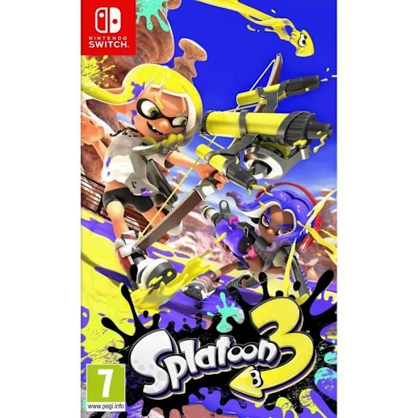 Videopeli - Nintendo - Splatoon 3 - Vakio - Toiminta - Nintendo Switch -alusta