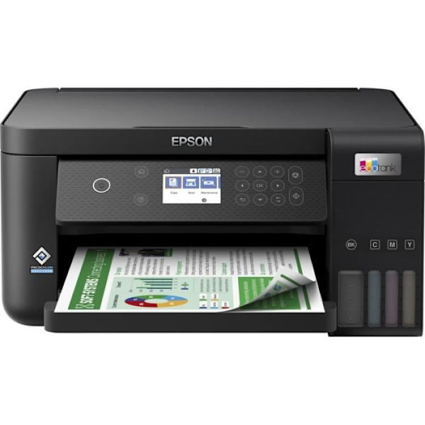 Multifunktionsprinter - Epson - MFP L6260 ITS - Kablet - Hvid - Kompakt