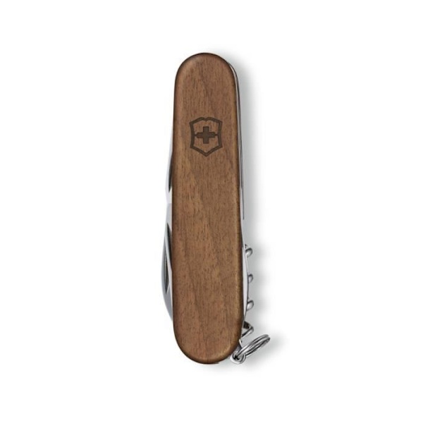 Schweizerkniv - Victorinox - Spartan - Valnød - 10 Funktioner - Multisport Valnøddetræ