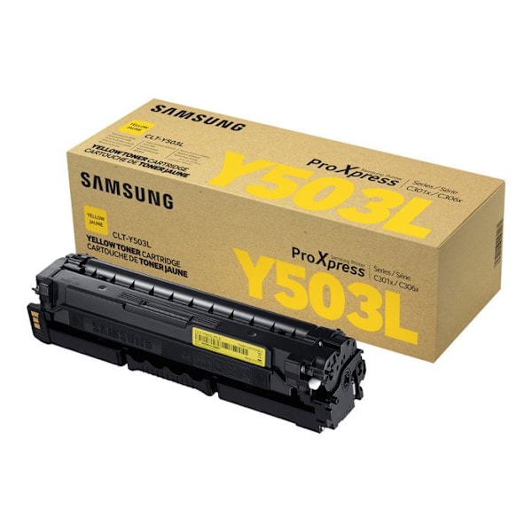 Samsung CLT-Y503L korkeatuottoinen keltainen värikasetti (SU491A) mallille SL-C3010ND | C3060FR
