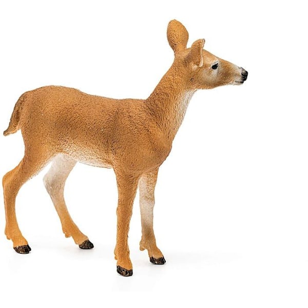 SCHLEICH Virginia Doe Figurine - Wild Life 14819 Beige