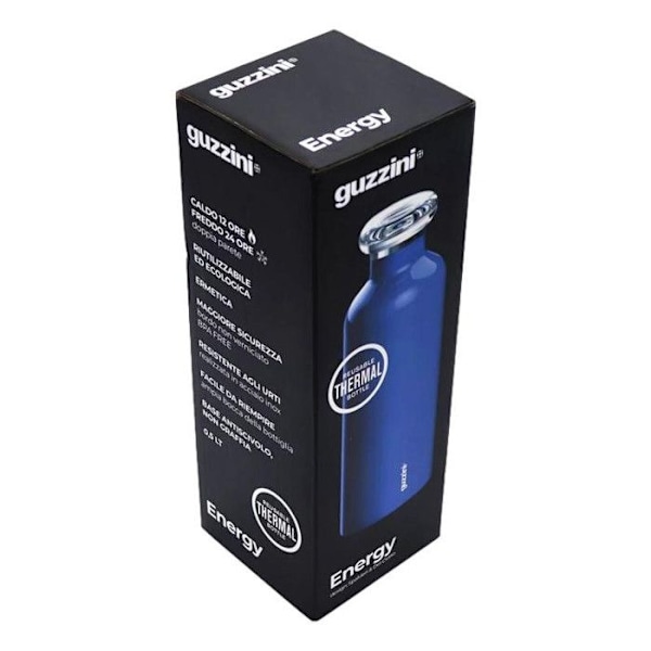 Termisk flaske - GUZZINI - Energi - 500 cc - Rustfrit stål - Dyb blå Dyb blå