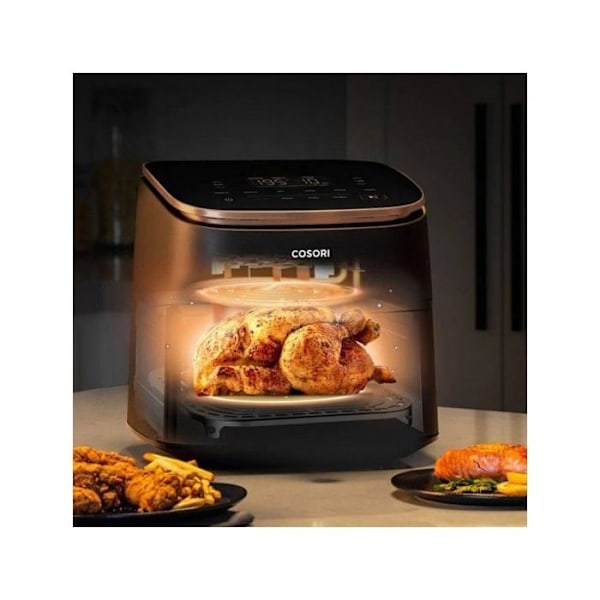 COSORI Fritøs uden olie Turbo Blaze Chef Edition 6 liter sort