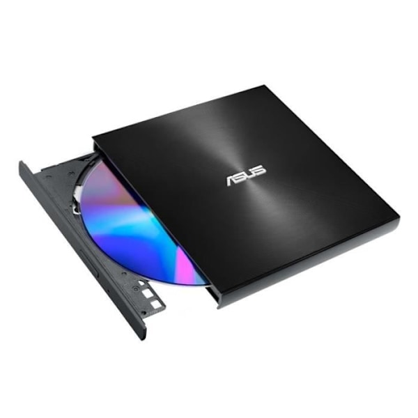 ASUS ZenDrive U8M (SDRW-08U8M-U) Ultratunn extern DVD-enhet - brännare (USB C-gränssnitt, kompatibel med Windows och