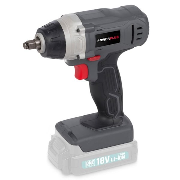 18v batteridrevet slagnøgle uden batteri