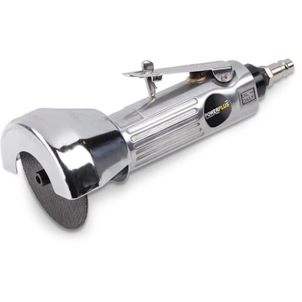 Dissepakker pneumatiske POWERPLUS - Ø75mm - 3 inkluderede skiver - Kuffert POWAIR0012 grå, sort