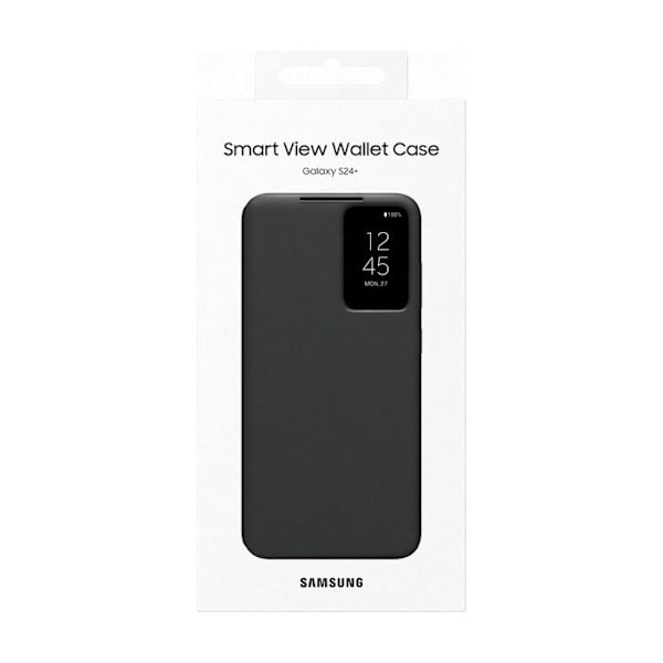 Kuoret ja kotelo - Samsung - Galaxy S24+ - Smart View - Kotelot - Musta - Puolijäykkä sort