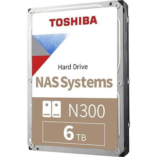 Harddisk Wind Toshiba N300 6 TB 3,5'' SATA III (6 GB - s) (HDWG460UZSVA)