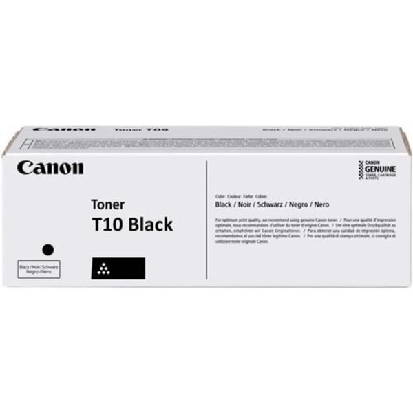 CANON T10 värikasetti - Musta - Alkuperäinen - 1 kpl - Yhteensopiva: Canon C1538iF, Canon C1533iF