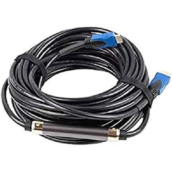 HDMI-kaapeli - LANBERG - CA-HDMI-20CU-0150-BK - 15 metriä - Uros/uros - Resoluutio 3840x2160 Flerfärgad