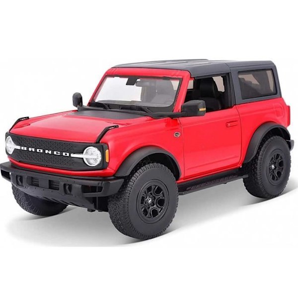 Samlede miniaturer - Ford Bronco Wildtrak Red 1/18 Maisto