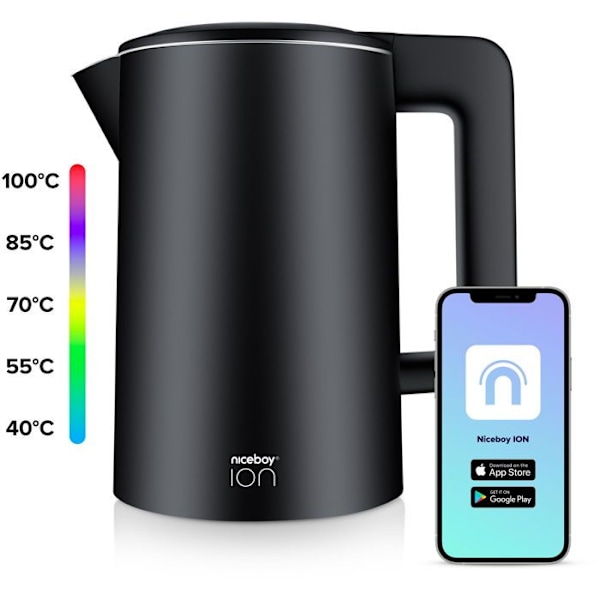 Bouilloire Niceboy ION SmartKettle Onyx sort