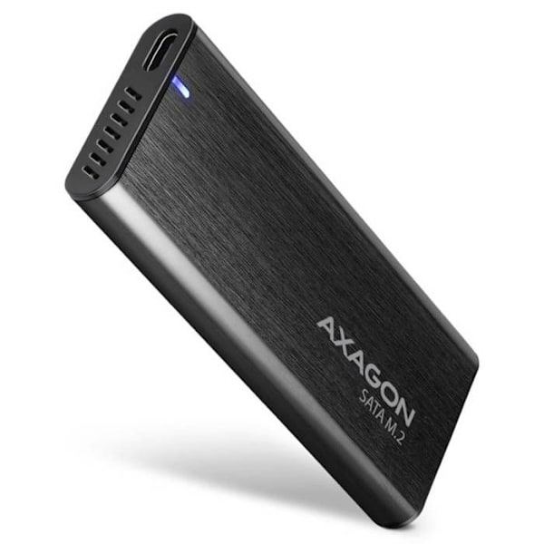 AXAGON EEM2-SBC ulkoinen Gehäuse für M.2 SSDs USB-C 3.2 Gen 2 - Schwarz - 8595247906311