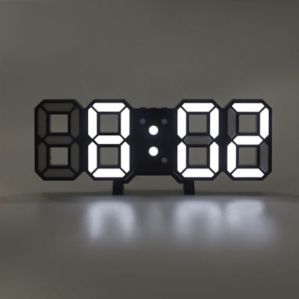 Väckarklocka - Balvi - Digital - Svart - Retro - Elektrisk svart