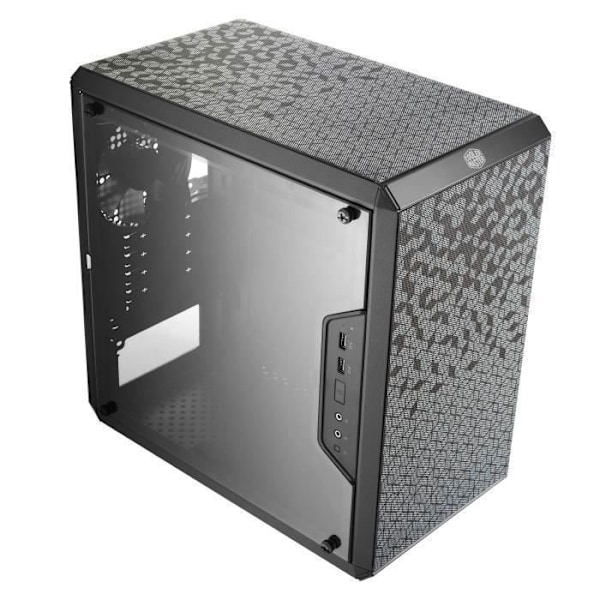 COOLER MASTER LTD MasterBox Q300L PC CASE - Sort - Hærdet glas - Micro ATX format (MCB-Q300L-KANN-S00)